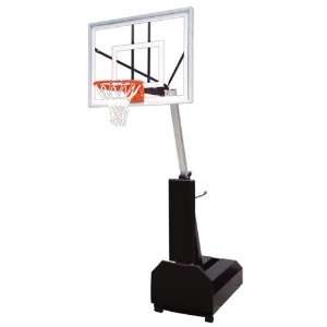 First Team Fury Turbo Portable Basketball Hoop with 54 Inch Glass 