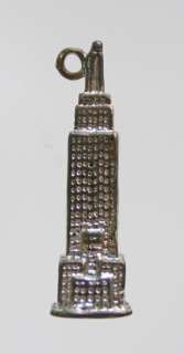 VINTAGE STERLING SILVER EMPIRE STATE BUILDING CHARM  