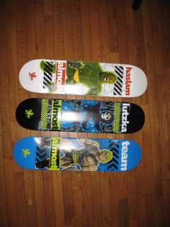 Skateboard decks Almost Haslam Lutzka He man Skeletor NEW lot of 3 