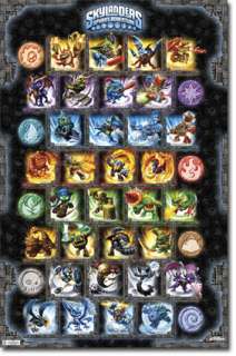 Skylanders Spyros Adventure Grid Game Poster  