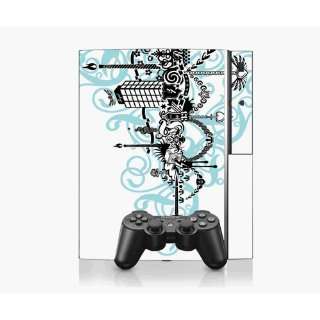 PS3 Playstation 3 Console Skin Decal Sticker  Snow White Musical City
