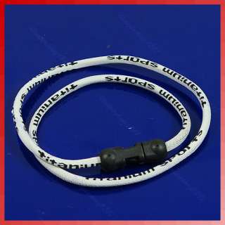 Fashion Aqua Titanium Ionic Bracelet Sport Necklace W  