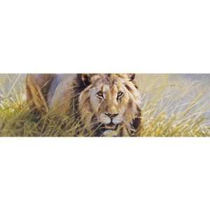 Lion in the Brush Rear Window Decal Automotive
