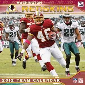  NFL Washington Redskins 2012 Wall Calendar