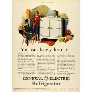  1929 Ad General Electric Refrigerator Machinery Appliance 