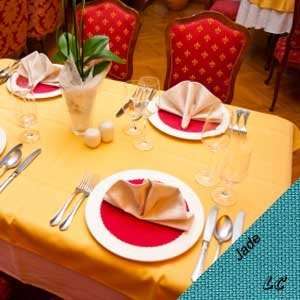  6 Each 90x156 Jade Elegance Restaurant Tablecloths 