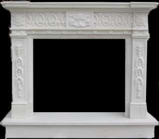 Fireplace Mantel and Surround. Featuring heavy carvings with urn style 