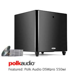 Polk Audio DSWPRO 550wi, 400 Watts, 10 inch Wireless Ready Subwoofer 