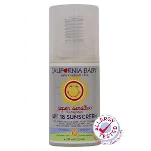 California Baby Moisturizing Sunscreen SPF 18+, No Fragrance 4.5 fl oz 
