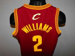   Williams Cleveland CAVALIERS 2XLarge Adidas SWINGMAN Rev30 Jersey 6TU