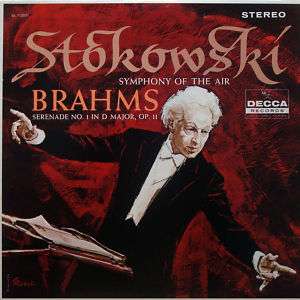 Stokowski Brahms Serenade No.1 Op. 11   Decca (stereo)  