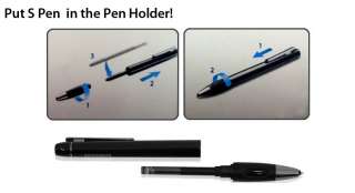GENUINE SAMSUNG GALAXY NOTE STYLUS TOUCH S PEN HOLDER KIT for I9220 
