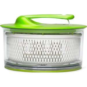  Chefn Large Salad Spinner, Arugula with Meringue Basket 