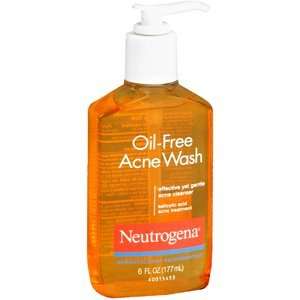 Neutrogena Oil Free Acne Wash Salicylic Acid Acne Treatment 6 fl oz 