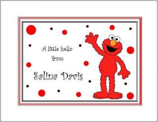 Elmo Card #2 ~ Personalized Note/Thank You Cards  
