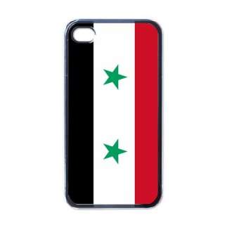 Syria Flag Black Case for iphone 4 Syrian  