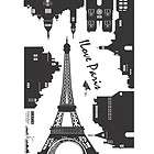 Paris Eiffel Tower Removable Wall Decal Sticker SS217  