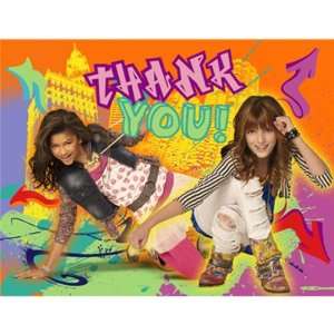  Disneys Shake It Up Party Thank You Notes with Envelopes 