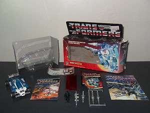 transformers g1 mirage 100% complete with box  