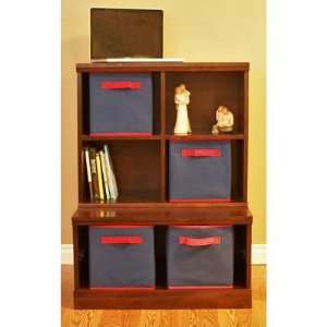  Modular Storage Open Base Cubbies Finish Chestnut Grove 