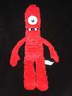   Gabba Gabba Red Velour One Eye Muno Doll 17 Plush Soft TV Character