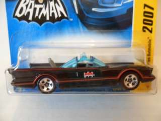 2007 Hot Wheels 1966 Batman Batmobile (Long Card) MINT  