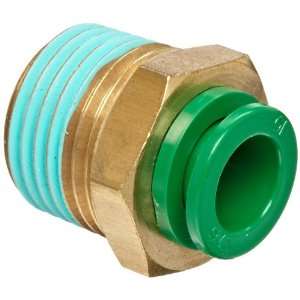 SMC KR Series Brass Flame Resistant Push to Connect Tube Fitting 