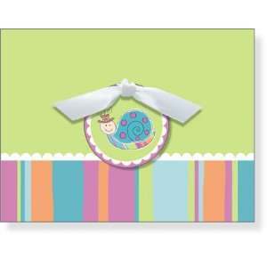  Note Cards   Perky Snail Note Card 