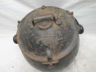 RARE EARLY KENRICK & SONS CAST IRON PRESSURE COOKER POT  