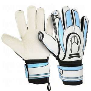  HO Soccer Turf Protek Flat Goalie Gloves White/Lt Blue 