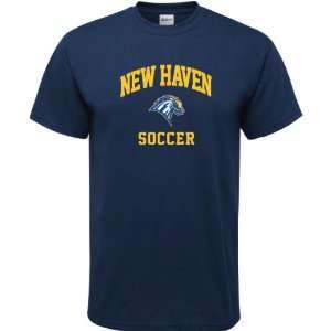    New Haven Chargers Navy Soccer Arch T Shirt