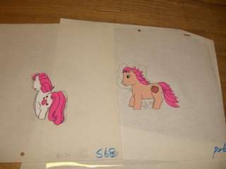 My Little Pony Animation Cel Lot   1980s Vintage Cartoon   Original 