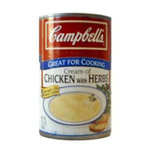 Campbells Cream of Chicken & Herb Soup Grocery & Gourmet Food