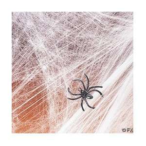   SPIDER WEBS & WEBBING + Spiders   FULL 12 Pack
