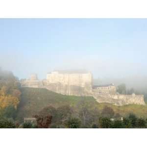  Cesky Sternberk Gothic Castle in Morning Fog, Cesky 