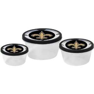   Boelter New Orleans Saints Round Storage Containers