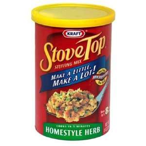 Stove Top Stuffing Mix, Homestyle Herb, 8 oz, 2 ct (Quantity of 4)