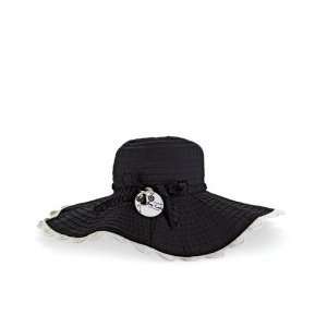  Black Ribbon Sun Hat 