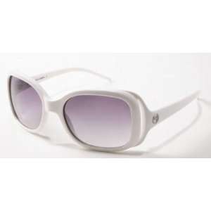    D G 8024 White / Purple Gradient Sunglasses 