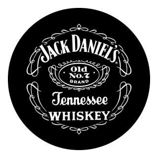 Jack Daniels Whiskey Bottle 7 Bar Stool Pub Table Set  