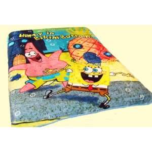  Twin Spongebob Bikini Bottom Royal Plush Blanket