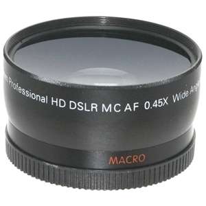 This Outstanding Wide Angle Lens Works On ALL Cameras and Camcorders 