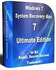 Recover Windows 7 Ultimate Ed 64 Bit Repair, Restore, Start Up Repair 