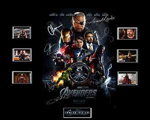 The Avengers NEW Film Cell Presentation CHOOSE pic SIGNED pp THOR IRON 