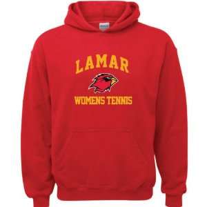   Red Youth Womens Tennis Arch Hooded Sweatshirt