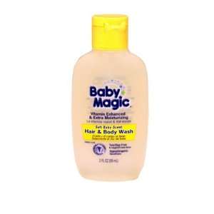 New   Baby Magic Soft Baby Scent Travel Size Hair & Body Case Pack 36 