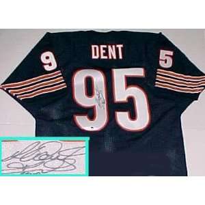  Richard Dent Hand Signed Bears Throwback Jersey with 