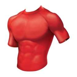 WSI WikMax Mens Red XXL Pro Short Sleeve Sports Shirt  