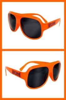 Gafas de sol auténticas anaranjadas de Zack Ryder Broski nuevas WWE