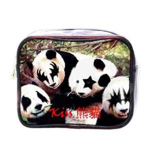  Chinese Kiss Pandas Collectible Mini Toiletry Bag Beauty